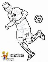 Coloring Pages Soccer Goalie Football Getcolorings Goalkeeper Colorings Printable sketch template