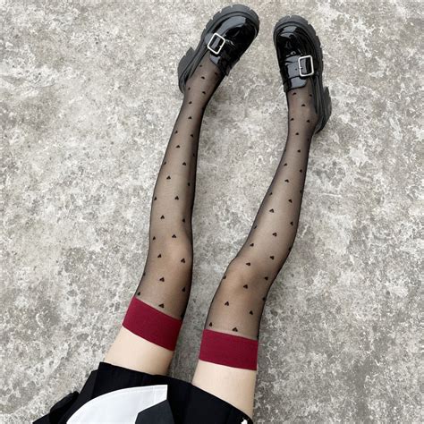 Juno Polkadot Thigh High Stockings – Fantasy Fetishism