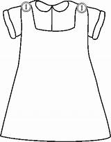 Para Coloring Vestidos Colorir Imagens Imprimir Pages Laundry Clothing Colorear Dress Template Printable Overalls Educação Vestido Pintar Desenhos sketch template