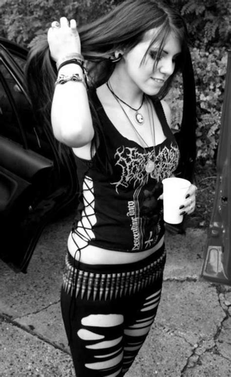 nola81 black metal girl metal girl heavy metal girl