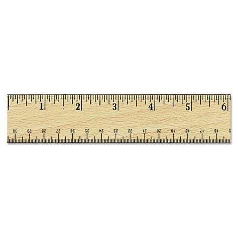 universal flat wood ruler wdouble metal edge standard  long