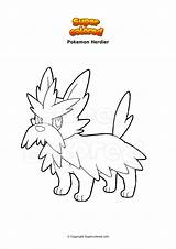 Pokemon Herdier Supercolored Ausmalbild Gyarados Urshifu Gigamax sketch template