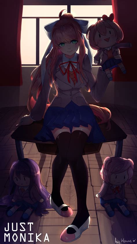 Monika~ ️doki Doki Literature Club ️ Doki Doki