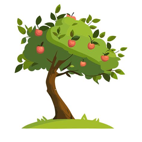 creative apple tree png clipart transparent background   png