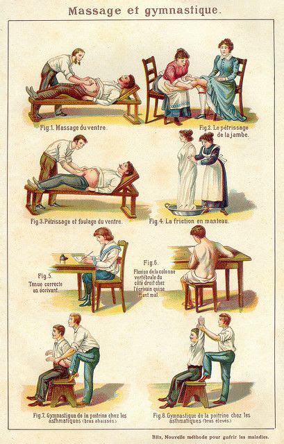 Massage Medical Massage Funny Vintage Photos Vintage