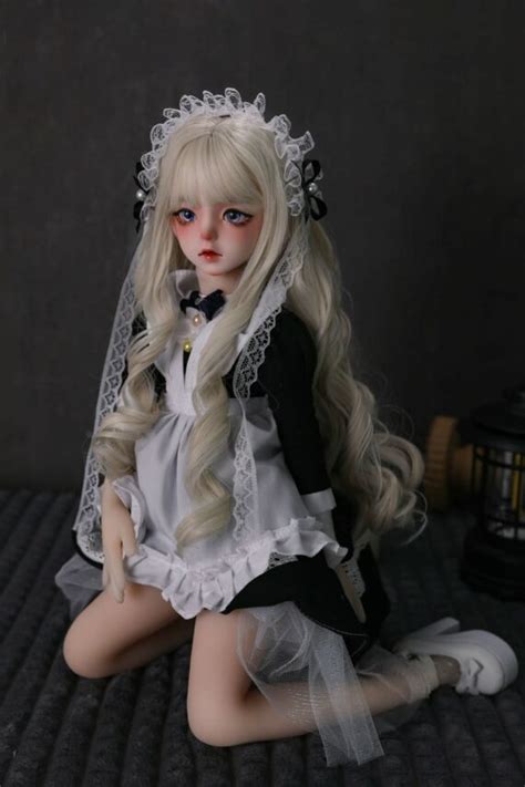 orlene 1ft7 50cm blonde tiny sex doll with bjd head 💋 nakedoll