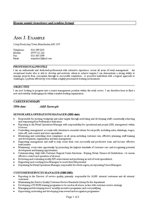 sample customer service manager resume templates