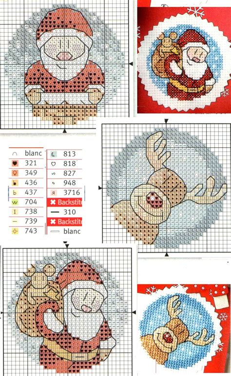 printable christmas cross stitch charts printable templates