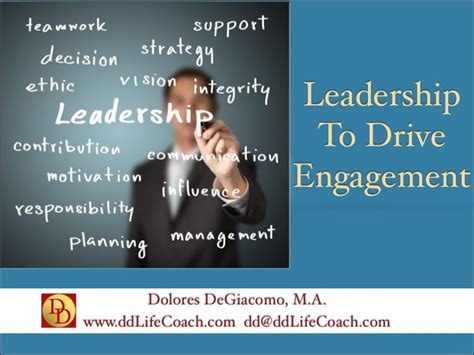 leadership  drive engagement