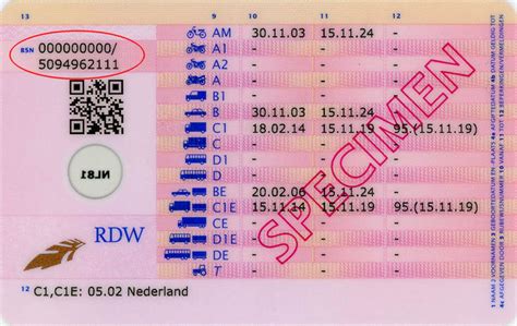 waar vind ik mijn burgerservicenummer op een nederlands rijbewijs nederlandwereldwijd
