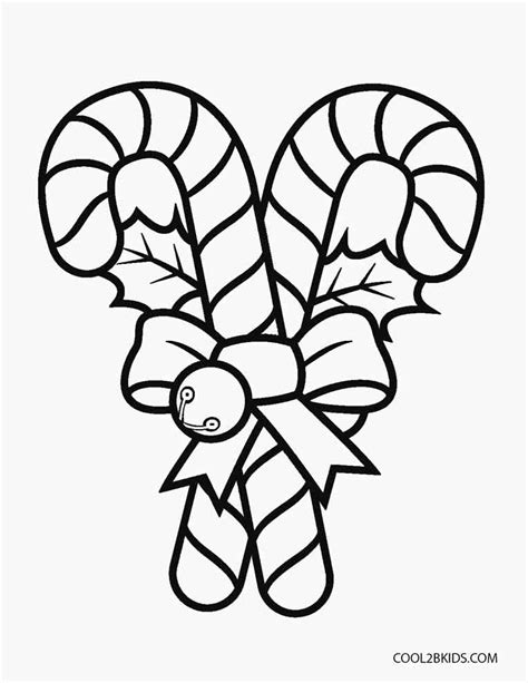 printable candy cane coloring pages  kids coolbkids