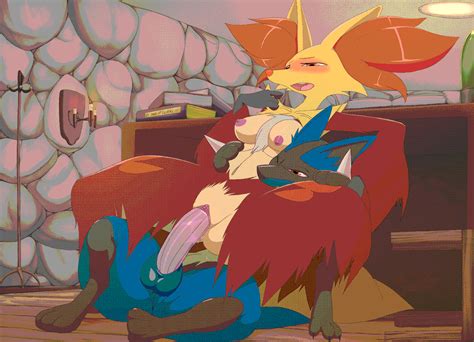 rule 34 2016 animated anthro balls blush book breasts candle delphox