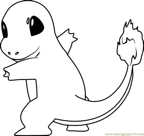 charmander pokemon coloring page  kids  pokemon printable