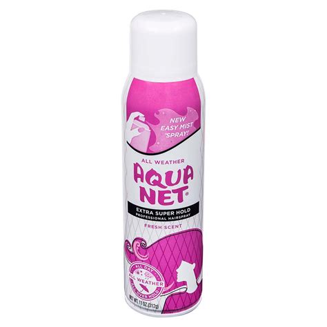 aqua net all weather extra super hold fresh scent professional