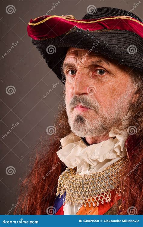 pirate  portrait stock photo image  fearless