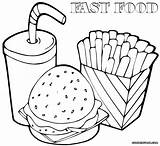 Colouring Coloringway Fiona Fries Shopkin Fastfood Cricut sketch template