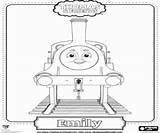 Thomas Emily Friends Coloring Pages Train Oncoloring sketch template