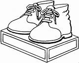Schuhe Malvorlage Ausmalbild sketch template