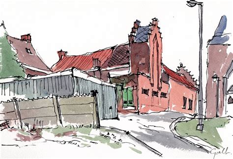 westmeerbeek belgium backyard urbanism   country side drawing sketches drawings urban