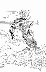 Flash Jim Lee Ink Pages Drawing Coloring Savitar Drawings Running Pencil Superhero Dc Speedsters Comic Template Kid Deviantart Fan Superheroes sketch template