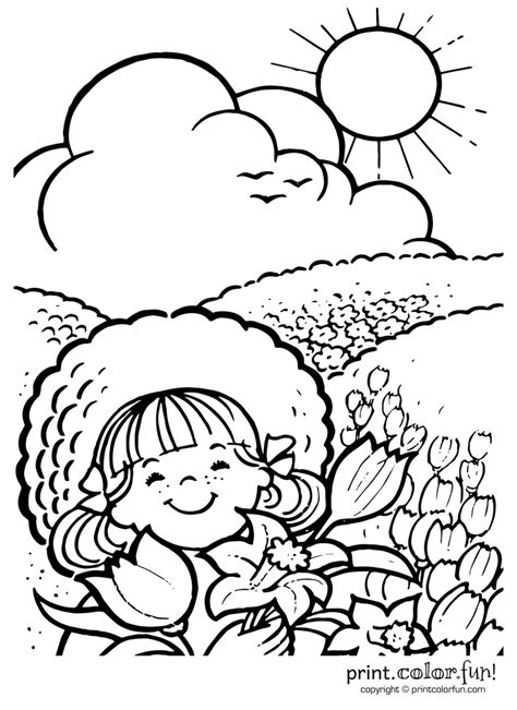 sunny day coloring pages coloring home