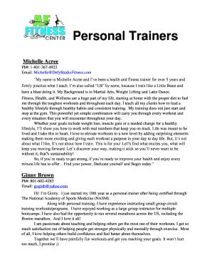 personal trainer liability waiver nasm pdffiller