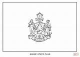 Coloring Maine Flag Pages Printable Drawing Drawings 26kb 1020px 1440 sketch template