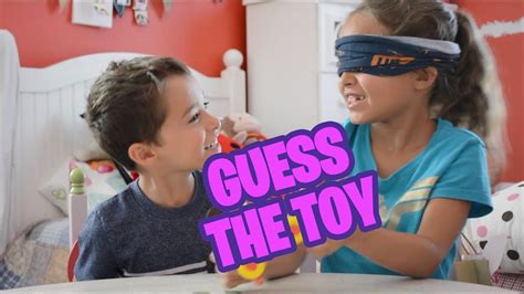 Blindfold Challenge Guess The Toy Youtube