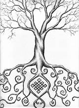 Tree Life Coloring Pages Celtic Drawing Printable Getdrawings Getcolorings Color Print sketch template