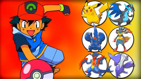 Ash Ketchum S Mega Evolution Pokemon Team Youtube