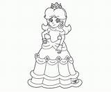 Daisy Coloring Princess Pages Rosalina Peach Print Mario Luigi Colouring Rose Line Bowser Kart Paper Printable Color Kids Toad Getdrawings sketch template