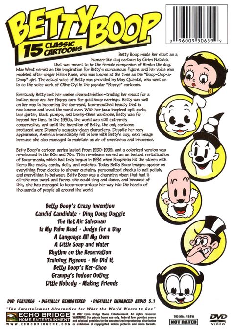 Betty Boop 15 Classic Cartoons Volume 2 The Internet