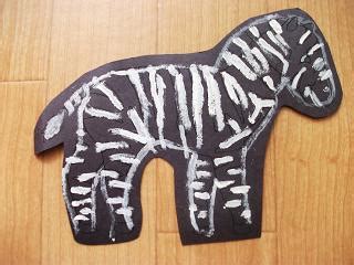 preschool crafts  kids zebra animal craft