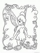 Coloring Pages Tinkerbell Printable Popular sketch template