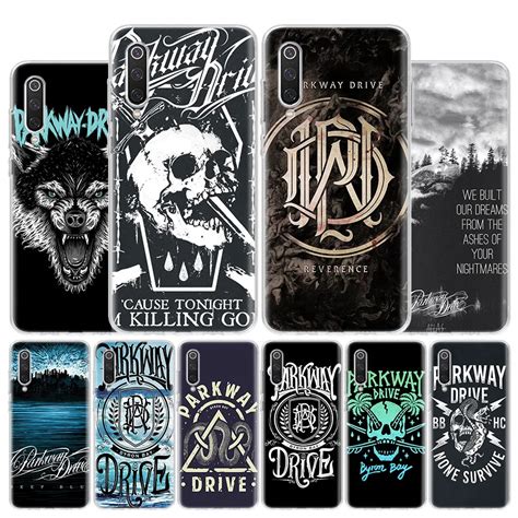 parkway drive funda de telefono  xiaomi poco  gt   nfc  pro      mi note