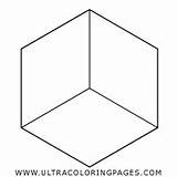 Cubo Hexagonal sketch template