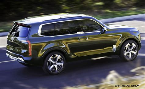 kia telluride concept lwb suv brings  seat chalet cachet car revs dailycom