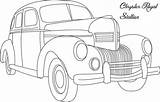 Coloring Pages Chrysler Cars Classic Royal Choose Board Stallion Car sketch template