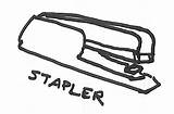Stapler Flickr sketch template