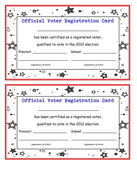 voter registration card voter registration card jersey county clerk