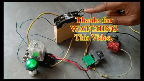relay  timer control wiring diagram youtube