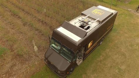 ups launches  autonomous drone   delivery truck techcentralie