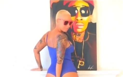 Amber Rose Congratulates Husband With A Twerking Video Watch Canada