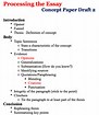 Image result for Concept essay examples