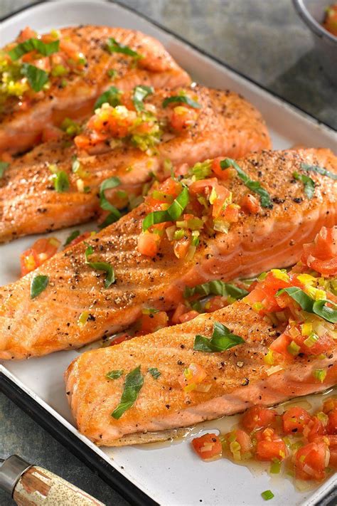 sautéed salmon with leeks and tomatoes recipe recipe sauteed salmon