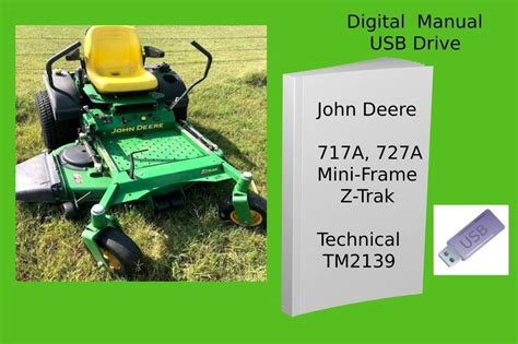 john deere   mini frame  trak technical manual   description ebay