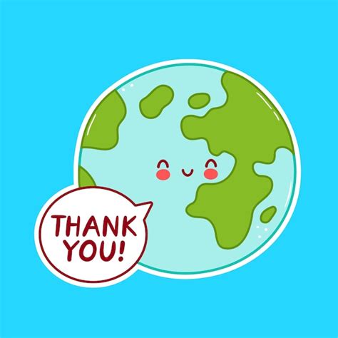 premium vector cute earth planet character isolated  blue