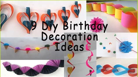 diy birthday decoration ideas  home diy birthday decorations diy