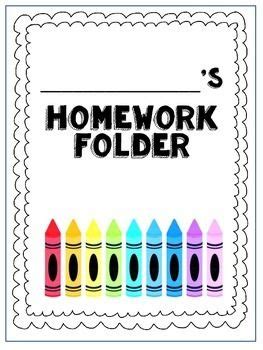 print   homework folder cover page  homework helper  print