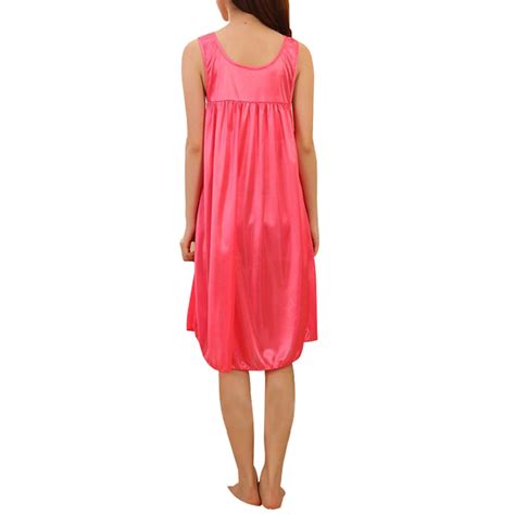 Wholesale Satin Fabric Pajamas Plain Colors Satin Nightgown Buy